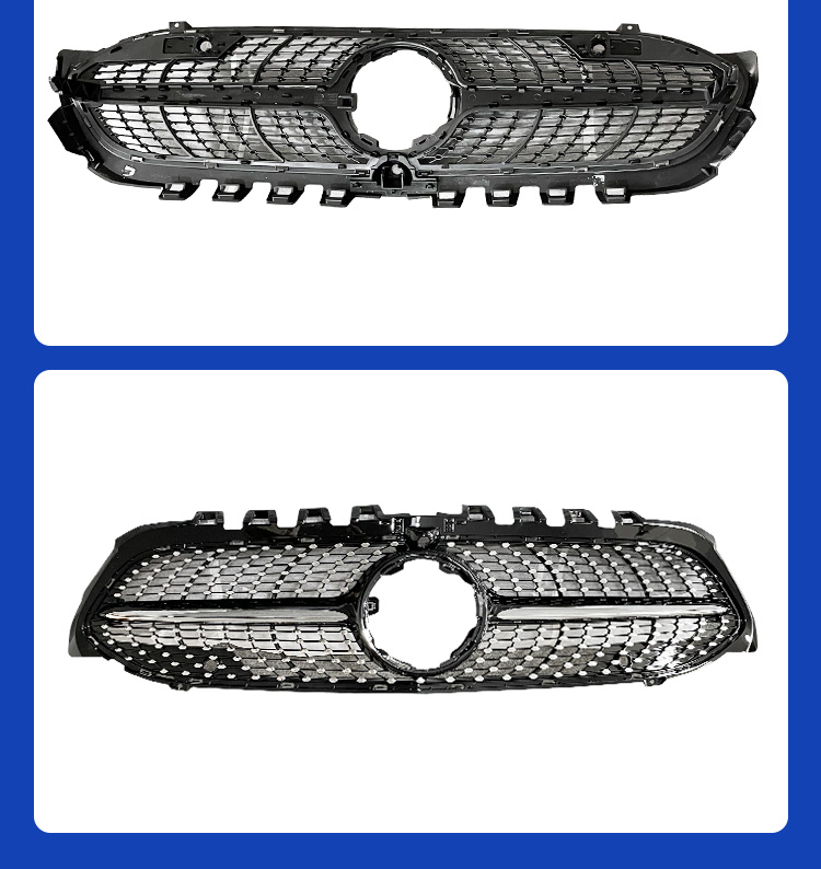 Convient pour calandre W177 sans/avec trou ACC noir