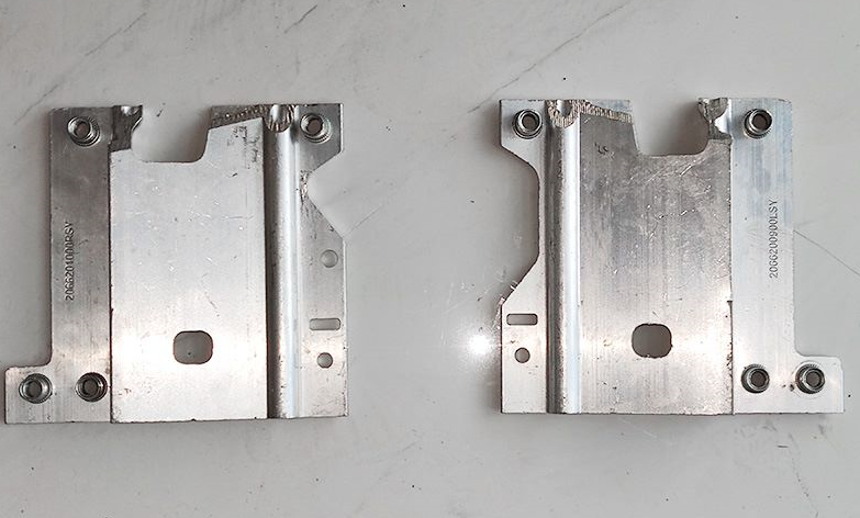 Passend f&uuml;r W206 Rahmenhalterung Aluminium L/R